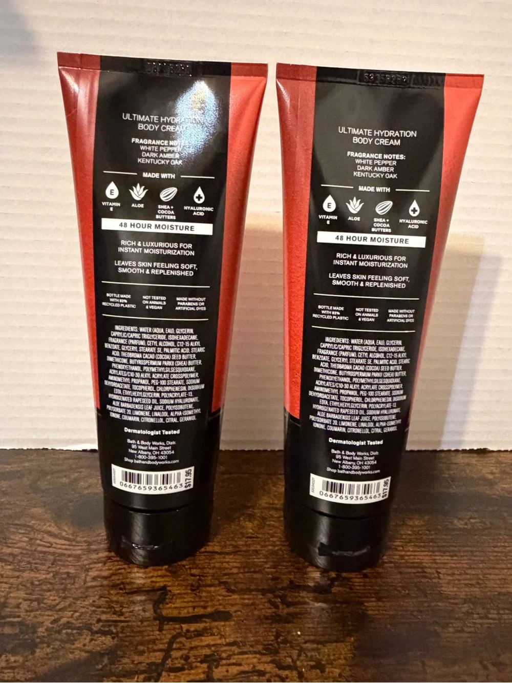 2 Bath & Body Works The Men’s Hop Bourbon Ultimate Hydration Body Creams